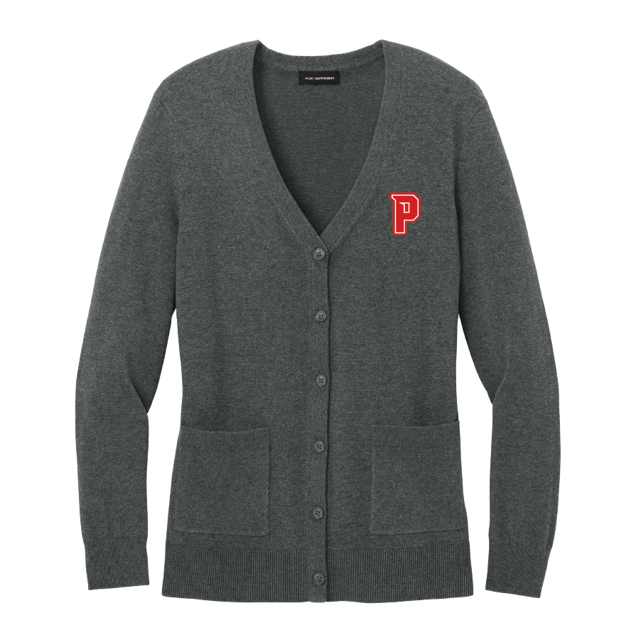 A6. Ladies' Easy Care Button-Up Cardigan Sweater