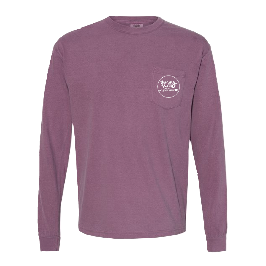 B. Comfort Colors - Garment-Dyed Heavyweight Long Sleeve Pocket T-Shirt