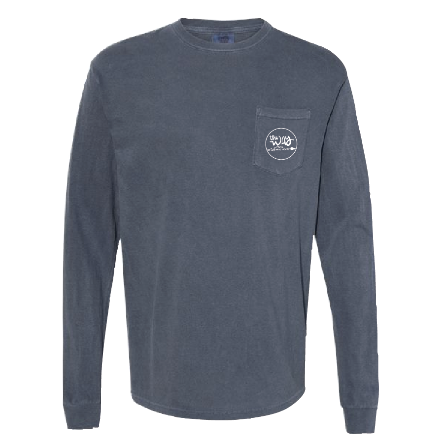 B. Comfort Colors - Garment-Dyed Heavyweight Long Sleeve Pocket T-Shirt