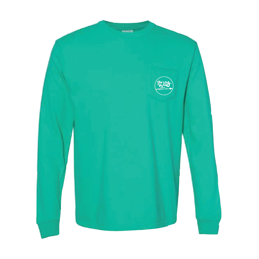 B. Comfort Colors - Garment-Dyed Heavyweight Long Sleeve Pocket T-Shirt
