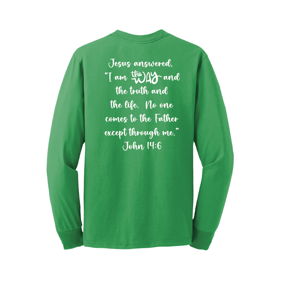 E. Adult 50/50 Long Sleeve T-Shirt