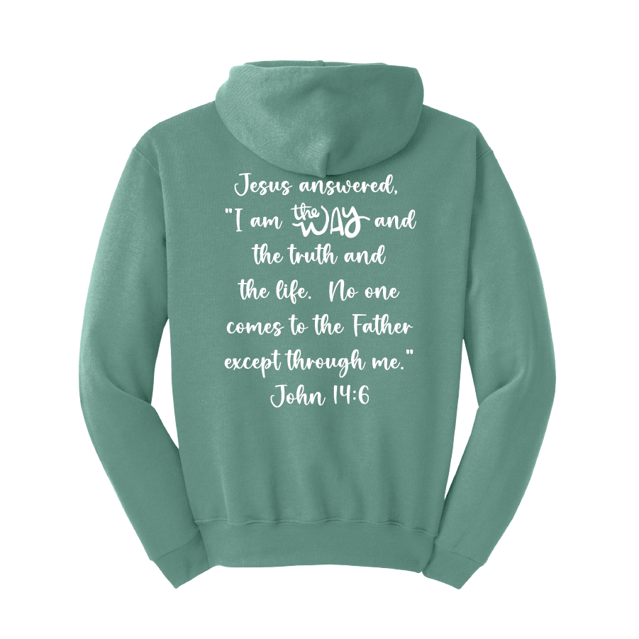 F. Adult 50/50 Hooded Sweatshirt