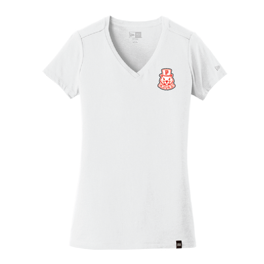 B20. Ladies' New Era® Heritage Blend V-Neck Tee (LNEA101)
