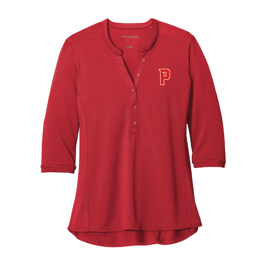 A8.  Ladies' UV Choice Pique Henley (LK750)