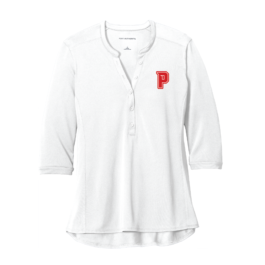 A8.  Ladies' UV Choice Pique Henley (LK750)