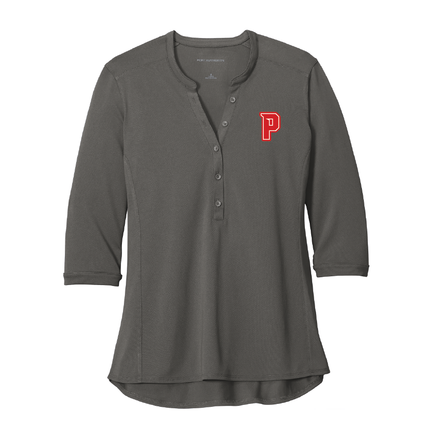 A8.  Ladies' UV Choice Pique Henley (LK750)