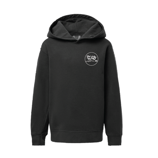 H.  Youth Comfort Colors Garment-Dyed Lightweight Fleece Hooded Sweatshirt